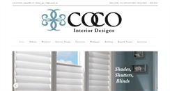 Desktop Screenshot of cococurtainstudio.com